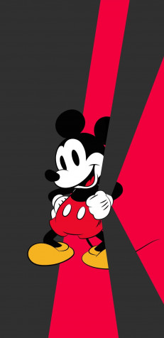 Mickey Mouse Phone HD Background 1237x2542px