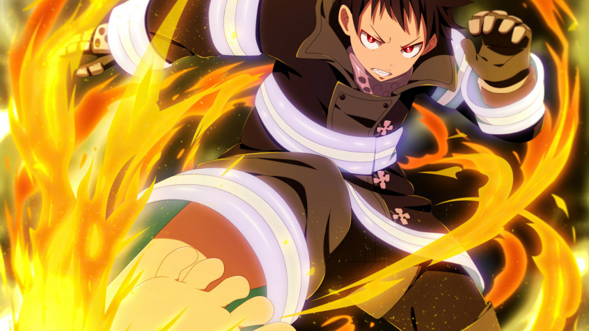 Fire Force 4k UHD Wallpaper 3840x2160px