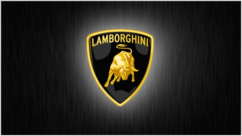 Lamborghini Logo Full HD 1080p Wallpaper 1920x1080px