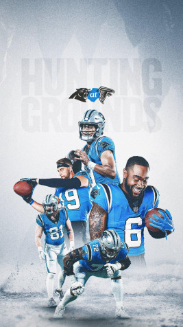 Carolina Panthers iPhone Background Image 1080x1920px