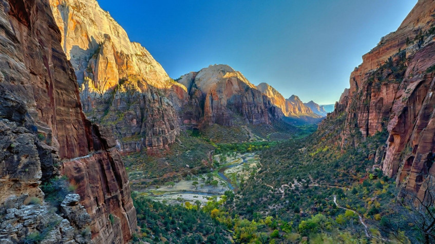 Zion National Park Full HD 1080p Wallpaper 1920x1080px