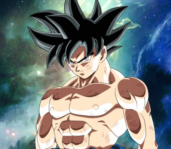 Goku Ultra Instinct Desktop HD Background 1394x1216px