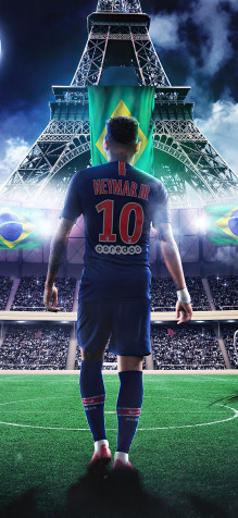 Neymar Al Hilal iPhone 11 Pro Wallpaper 1125x2436px