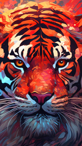 Tiger iPhone Wallpaper Image 1080x1920px