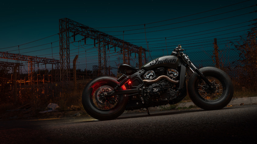 Bobber Bike 4k UHD Wallpaper 3840x2160px