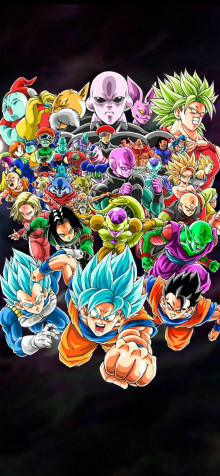 Dragon Ball Z Mobile Background 887x1920px