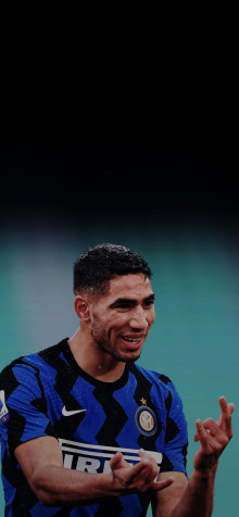 Achraf Hakimi iPhone Background 948x2048px