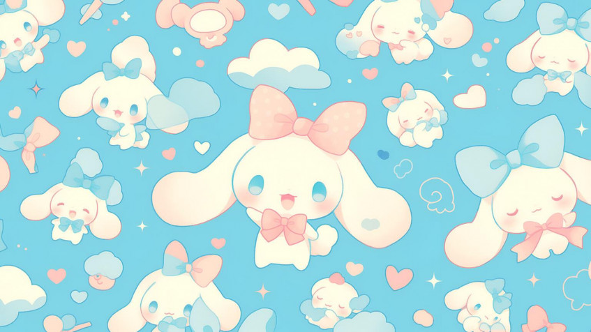 Cinnamoroll MacBook Wallpaper 1536x864px