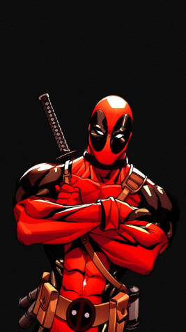 Deadpool Mobile Background 1080x1920px