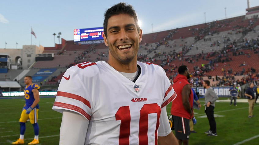 Jimmy Garoppolo MacBook Wallpaper 1600x900px