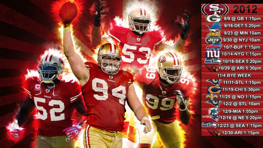 San Francisco 49ers Full HD 1080p Wallpaper 1920x1080px