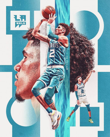 Lamelo Ball iPhone Wallpaper Image 1080x1350px