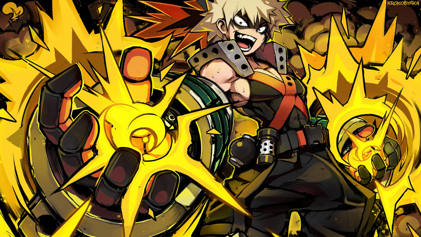 Katsuki Bakugo 4k UHD Wallpaper 3840x2160px