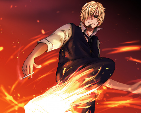 Sanji Background Image 2161x1730px