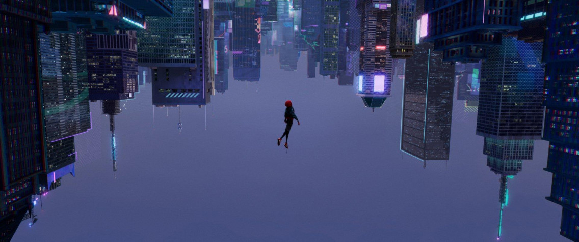 Spiderman Into The Spider Verse 2 Laptop Wallpaper 1920x805px