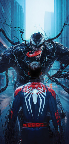 Marvels Spider Man 2 Venom Phone Wallpaper 1440x2960px