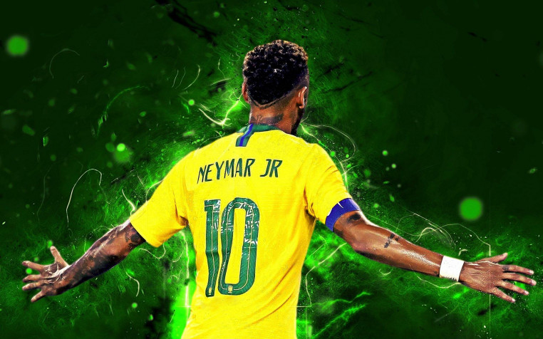 Neymar 2024 Widescreen HD Wallpaper 1920x1200px