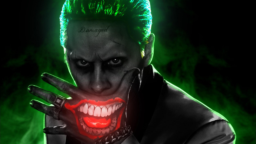 Jared Leto Joker HD Background 3508x1973px