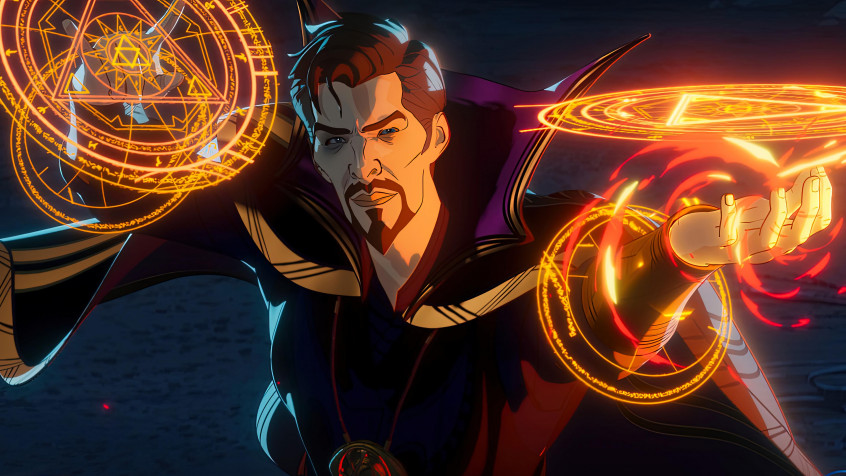 Cartoon Dr Strange 4k UHD Wallpaper 3840x2160px