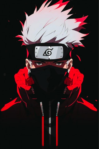 Kakashi Hatake Phone Background Image 853x1280px