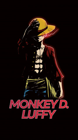 Monkey D Luffy iPhone Background Image 2304x4096px