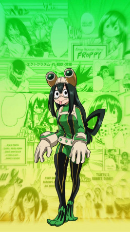 Tsuyu Asui Wallpaper for Mobile 1080x1920px