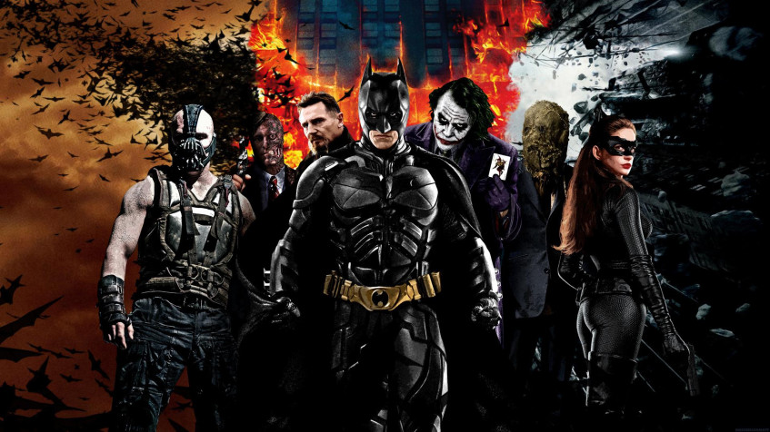 Batman Dark Knight Full HD 1080p Wallpaper 1920x1080px