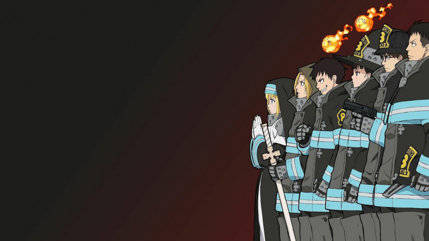 Fire Force Full HD 1080p Wallpaper 1920x1080px