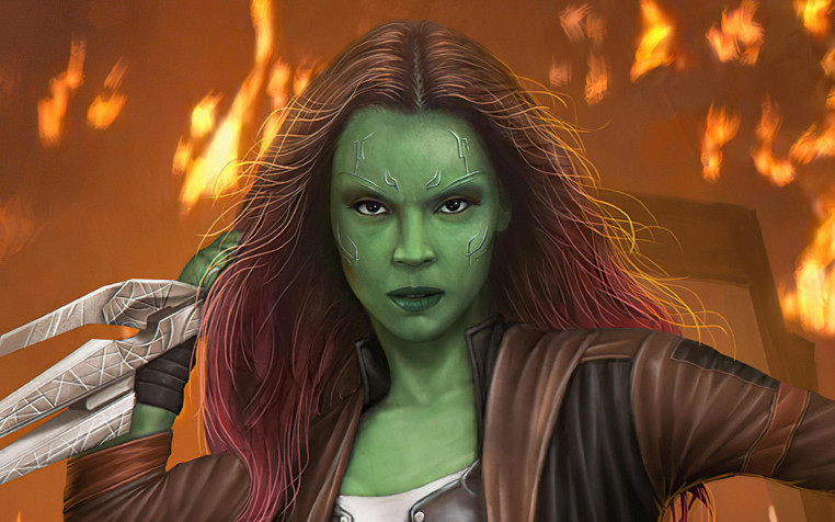 Gamora Widescreen HD Wallpaper 1920x1200px