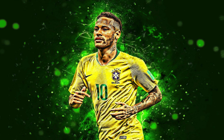 Neymar 2024 Widescreen HD Wallpaper 1920x1200px