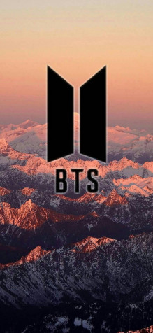 Bts Logo Phone Wallpaper 886x1920px