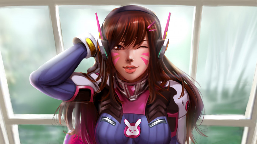 Dva Overwatch Laptop Wallpaper 3508x1973px