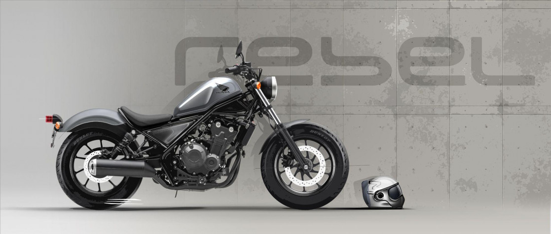 Honda Rebel MacBook Wallpaper 2000x853px