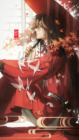 Hua Cheng iPhone Background Image 1102x1946px