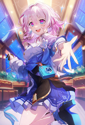 March 7th Honkai Star Rail Phone Background Image 2797x4096px