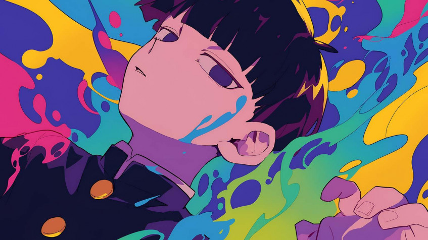 Mob Psycho HD Background 1536x864px