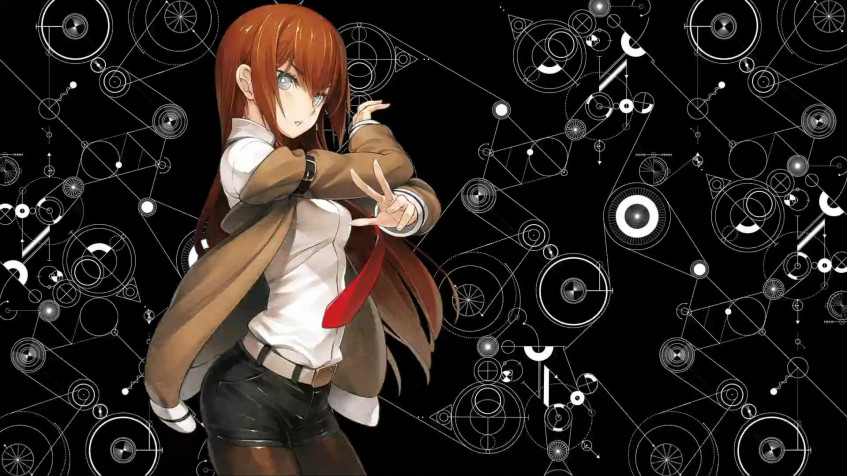 Kurisu Makise Full HD 1080p Wallpaper 1920x1080px