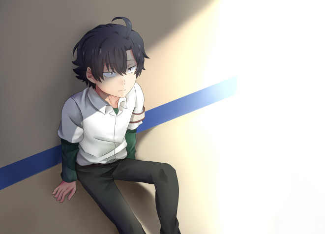 Hachiman Hikigaya HD Wallpaper 2500x1800px