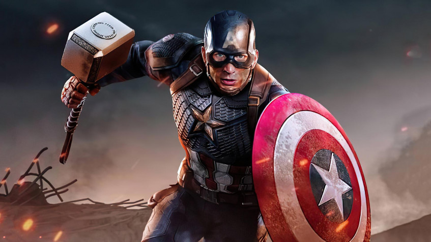 Cool Captain America Full HD 1080p Wallpaper 1920x1080px