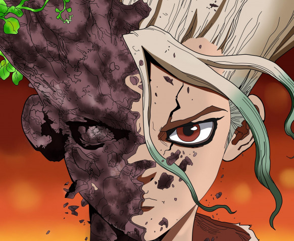 Dr Stone HD Background 2480x2028px