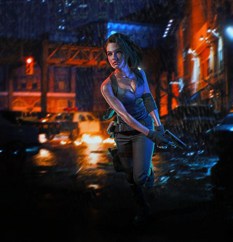 Jill Valentine Mobile Wallpaper 1920x1996px