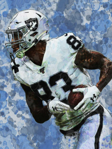 Darren Waller Android Wallpaper Image 1200x1600px