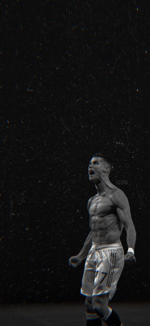 Ronaldo Black Phone Background 1891x4096px