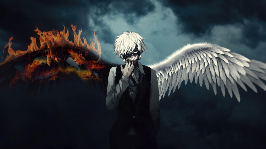 Aesthetic Tokyo Ghoul 2k QHD Wallpaper 2560x1440px