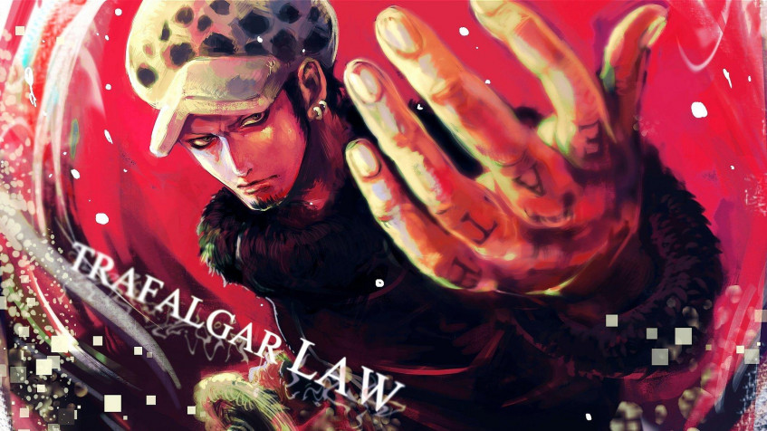 Cool Trafalger Law Full HD 1080p Wallpaper 1920x1080px