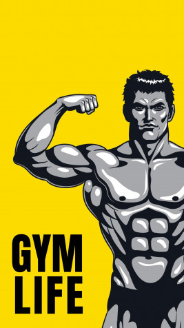 Gym Boy Wallpaper for Mobile 1440x2560px