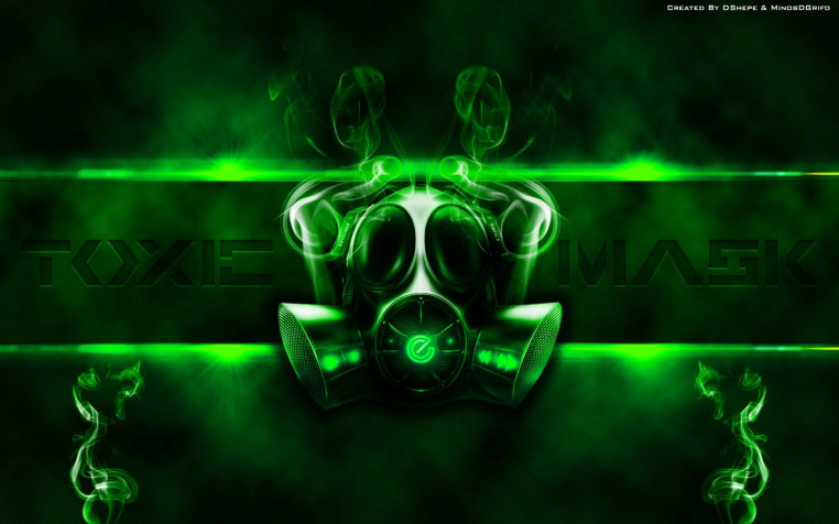 Gas Mask Widescreen HD Wallpaper 1920x1200px