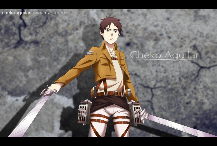 Eren Yeager Desktop Wallpaper 4571x3076px