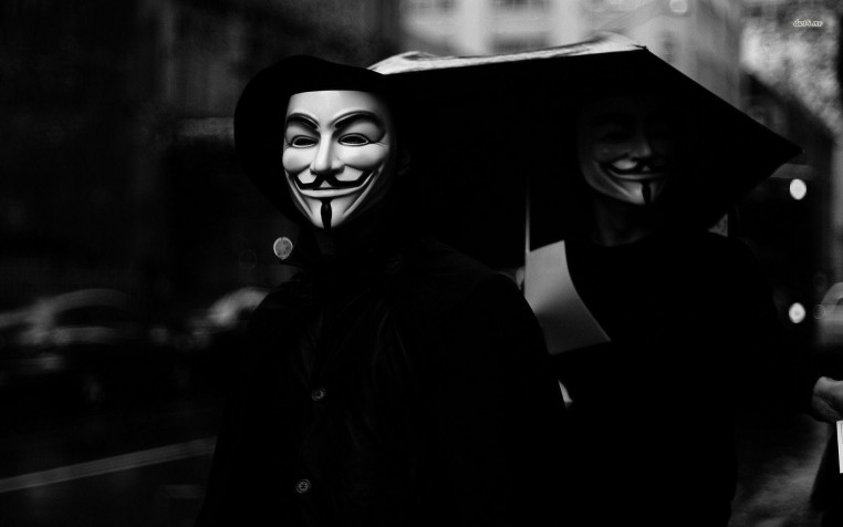 Anonymous Man Widescreen HD Wallpaper 1920x1200px