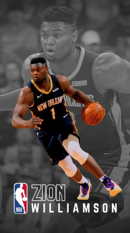 Zion Williamson iPhone Wallpaper Image 1080x1920px